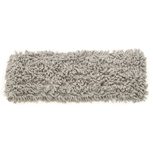 Suncast Commercial 18 Inch Microfiber Dust Mop Pad, Gray